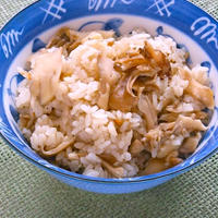 いい香り〜の群馬の舞茸でシンプルが一番！ご馳走〜舞茸ごはん。