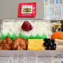 鶏のからあげ日の丸べんとう