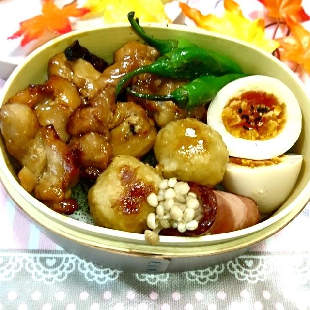焼き鳥のっけ弁当☆簡単！ズボラ　５分で出来ちゃう♪♪＆禁煙
