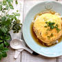 レンジで簡単！かに玉あんかけごはん♡