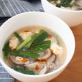 【レシピ】豆腐と豚肉のとろみスープ。