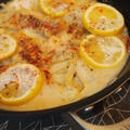 鱈の豆乳レモン煮