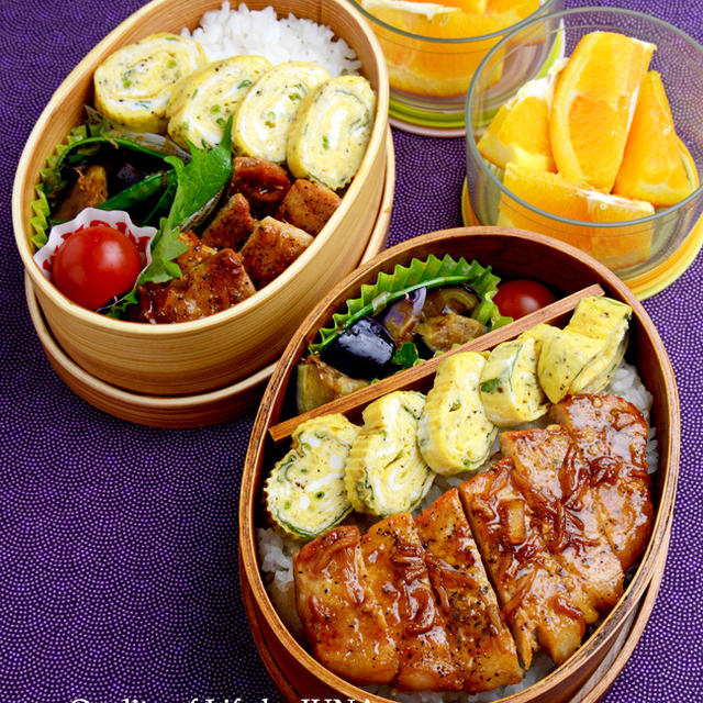 【今日のおべんと】ポークジンジャーステーキ弁当