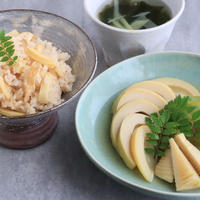 筍ごはん・ふきと筍の煮もの・若竹汁
