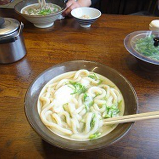 不健康診断の後は・・・　福岡市西区　「牧のうどん　今宿店」