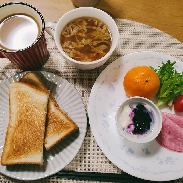 火曜日：寒いけどいいお天気の朝‥