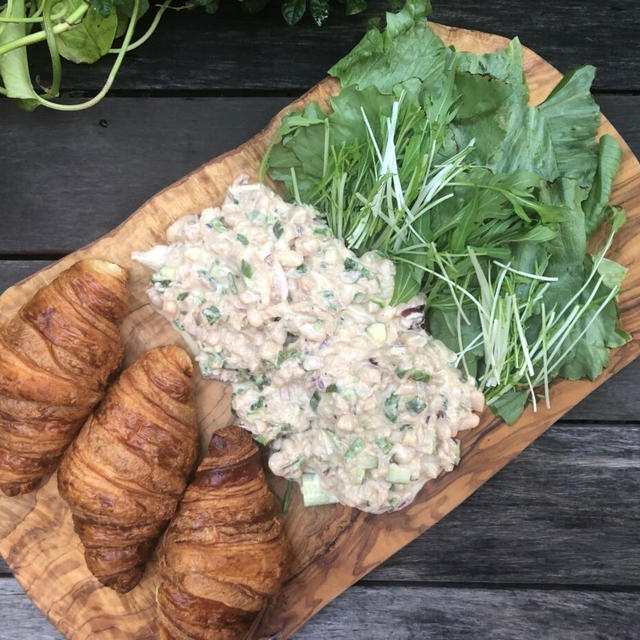 Lima Bean Tuna Salad 白いんげん豆とツナのサラダ