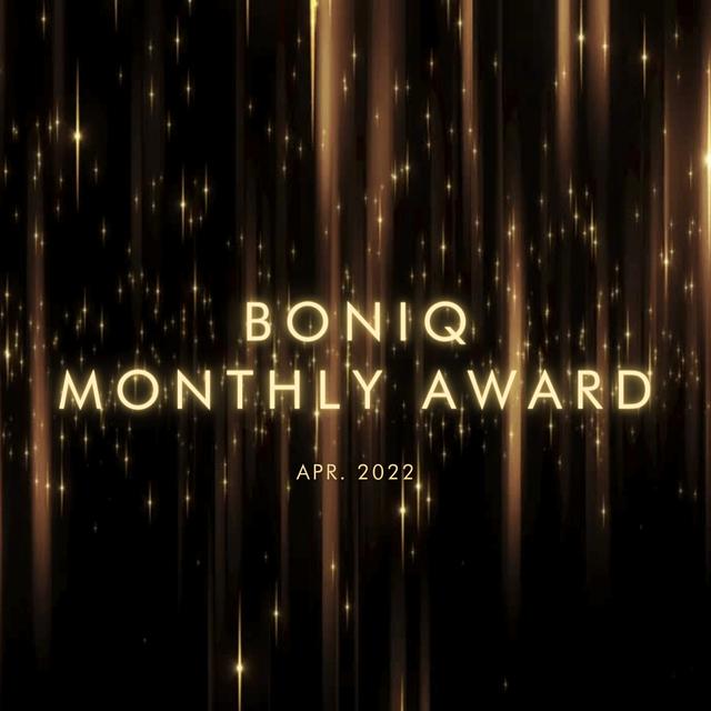 祝！第1回受賞者発表【BONIQ Monthly Award】