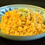 【キムチのマヨケチャップ焼き飯】ちょい辛 うまうま～朝ごはん