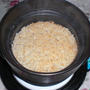 玄米を土鍋で炊いてみました