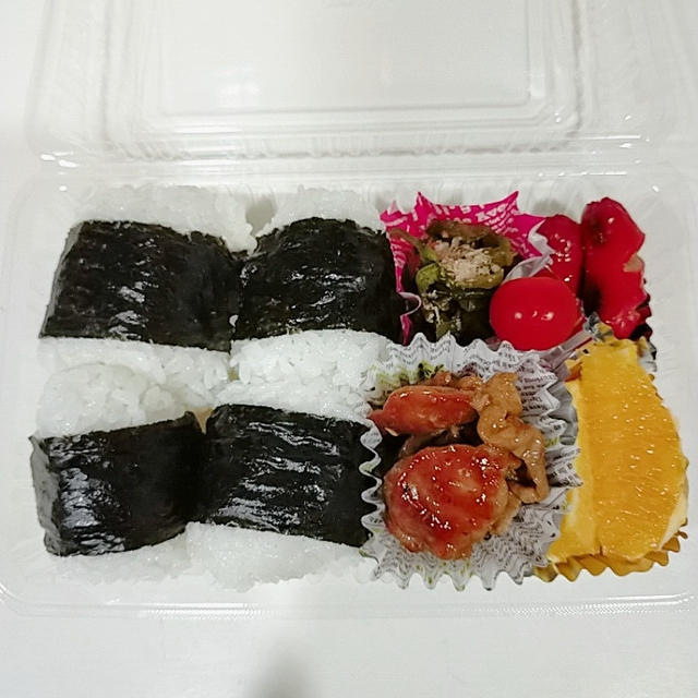 ６月２６日(土)のお弁当　豚の生姜焼き　間違えた〜