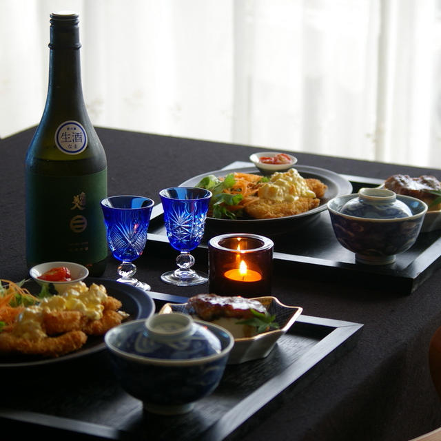 鰻と豆腐の重ね蒸し