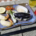 エビ天ぷら定食！揚げるとは・・水分と戦うコツが必要なんですね！！！