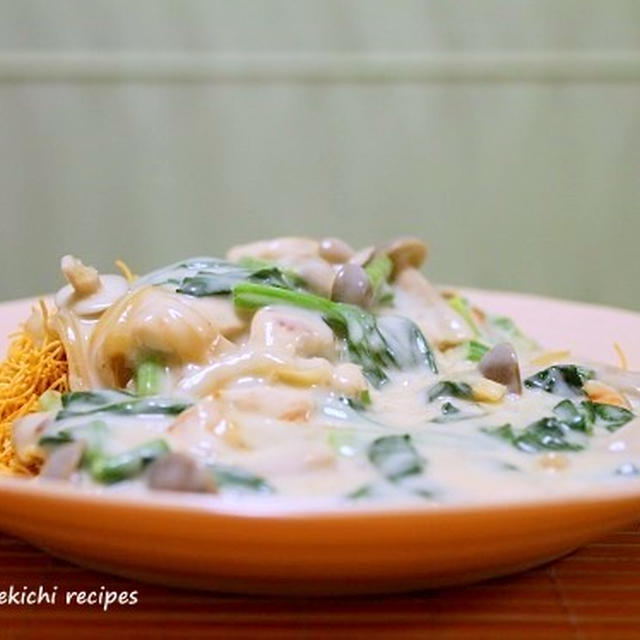 一品ですみません〜（汗）とろ〜り「クリーム皿うどん」&料理投稿サービス「ペコリ」