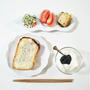 12月7日の朝ごはん★小松菜と厚揚げの煮浸し、おからサラダ、トマト、じゃこチーズトースト、プルーンヨーグルト