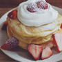 手作りホットケーキ♪ミックス粉いらず〜