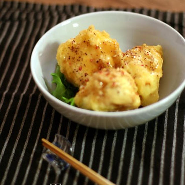 豆腐と魚の天ぷら＊