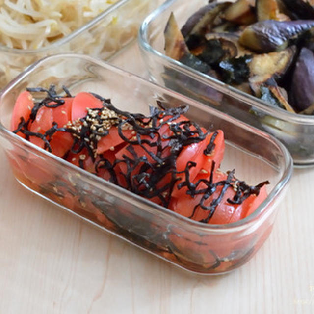 今週の作り置き。続105W（野菜おかず）ほったらかしトマトサラダ。
