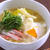 大葉ラーメンとポーチドエッグ