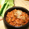 チャムチガンデンジャンサムバップ（참치강된장쌈밥）　－－　ツナで作る包みご飯の味噌鍋