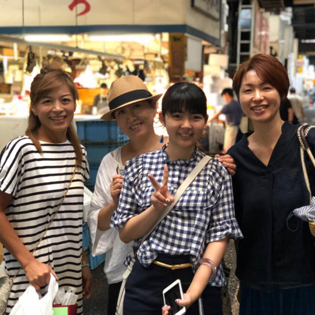 お相撲アイドル 眞子ちゃんと築地ランチ〓️