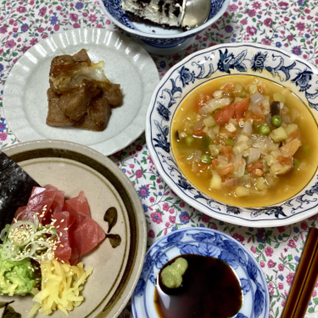 ６月前半の教室、お刺身を増量するには？