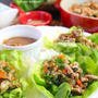 豚挽肉と野菜のレタスラップ