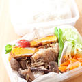 オット用お弁当『きのこのマリネの鶏入り』