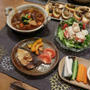 タンシチューの晩ご飯　と　作り置き　と　ギョリュウバイの花♪
