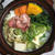 二太郎は、野菜たっぷり、肉少な目の一人鍋です。