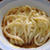 今朝の麺は「チーズ釜玉うどん」