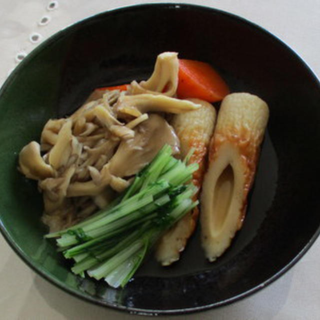 まいたけとちくわの煮物★★★