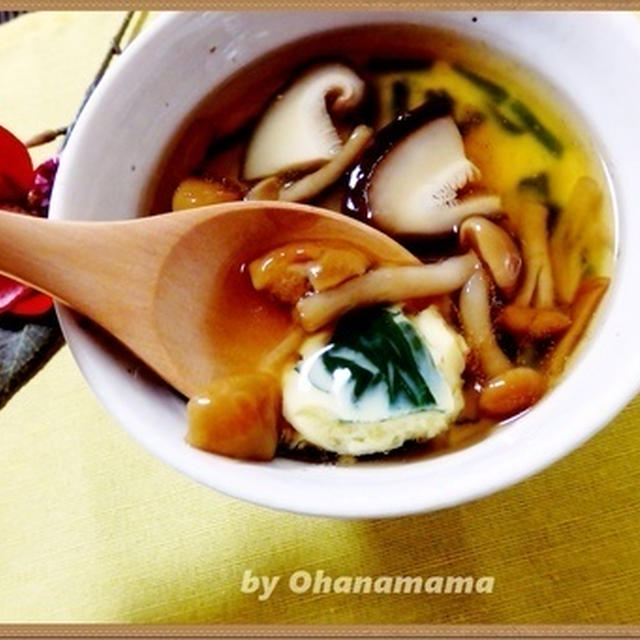 スープ感覚でトローり美味しい！白だしで簡単★あんかけ茶碗蒸しのレシピ