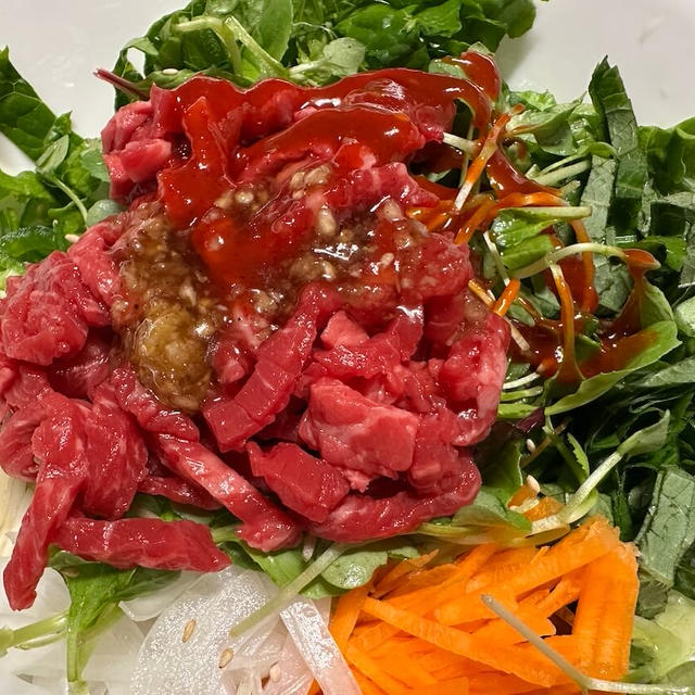 母のユッケビビンパ【韓国レシピ】簡単だけどお店より美味しい！