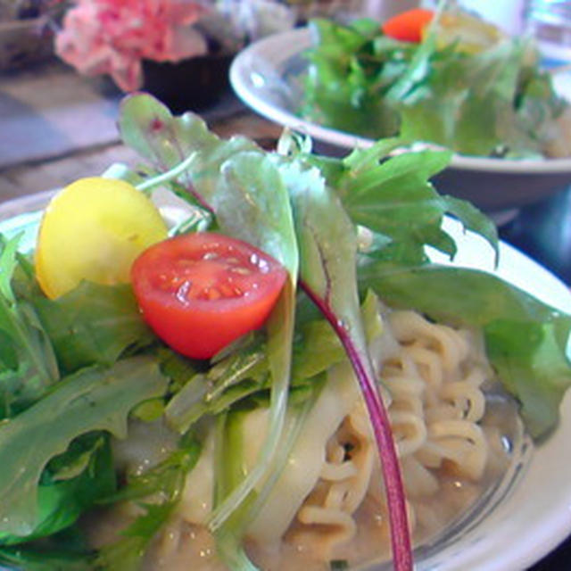 野菜たっぷり☆豆乳チーズラーメン。