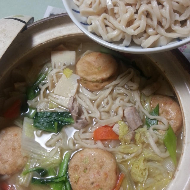 上州地粉で！「うどんすき〜♪」