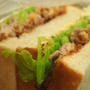 豚肉とキャベツのサンドイッチ：白神こだま酵母 ロワンモンターニュのパン