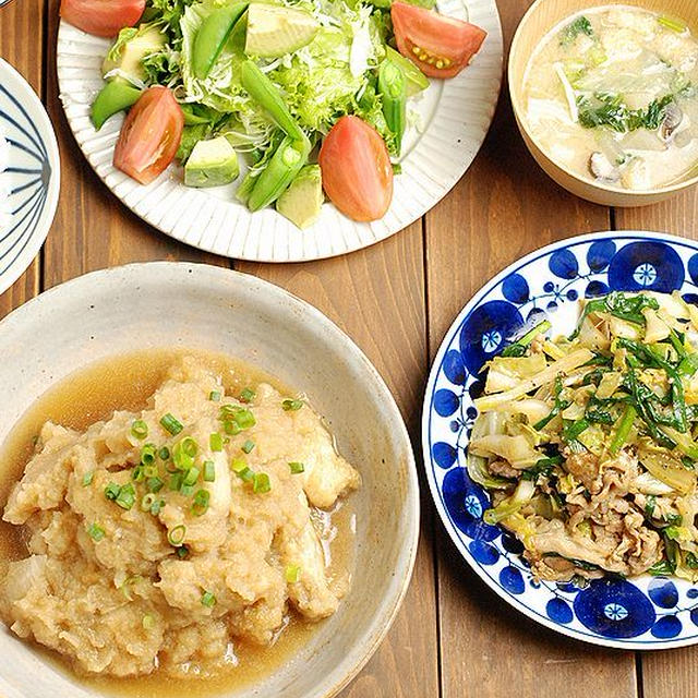 鶏のおろし煮の献立【SNSで公開されてる母の日のプレゼントをうらやましがった結果】