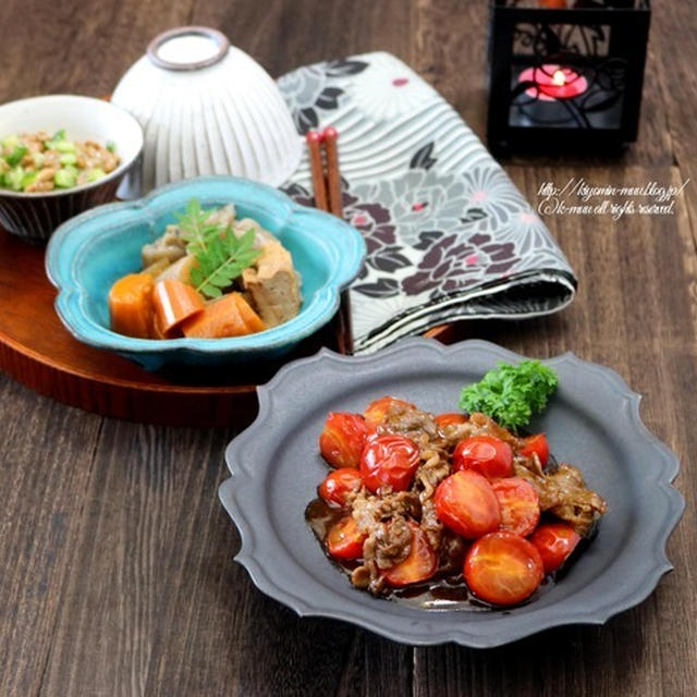 牛肉とトマトの甘酢炒め。～久々の大噴火～