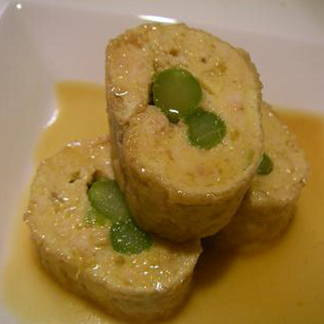 鶏ひき肉と野菜の信田巻き