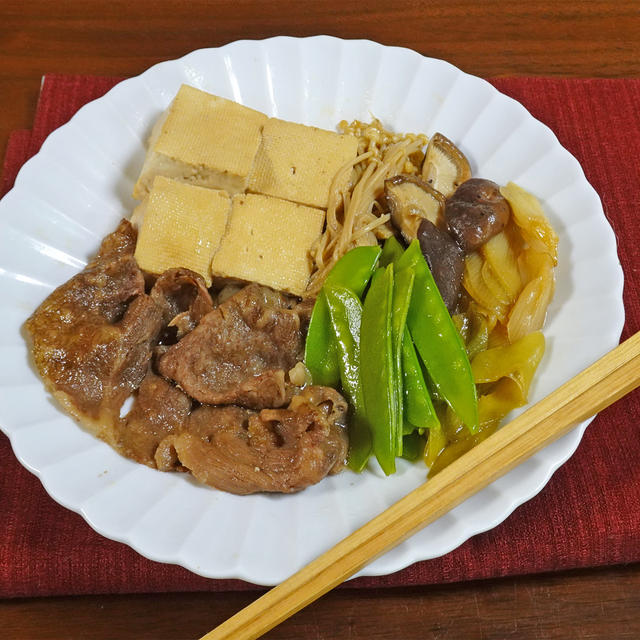 染みうま～♪ ほぼすき焼きの甘辛肉豆腐