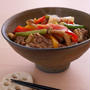 お野菜たっぷりカラフル豚丼のつくり方
