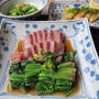 何気ない夕食三品　　5・2・2012