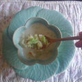 栃木県産：ロマネスコの豆乳スープ