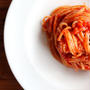 【超簡単！】トマトとにんにくのパスタのレシピ