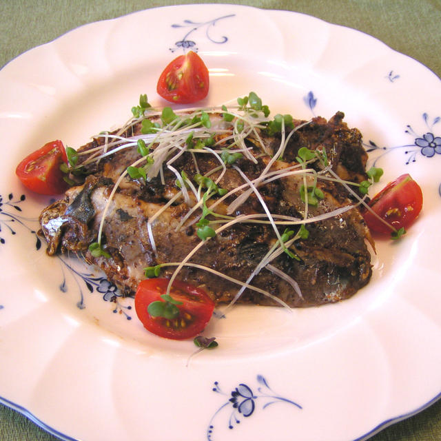 鰯の蒲焼き・エゴマ八丁味噌風味