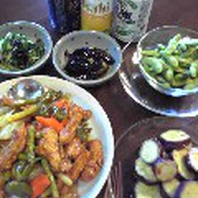 ビール1杯のためにひたすら作る夕食
