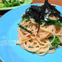 菜の花と明太子のパスタ