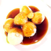 豆腐入り白玉でみたらしだんご★糖質オフみたらし餡