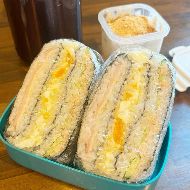 サンドウィッチおにぎりです〜！！